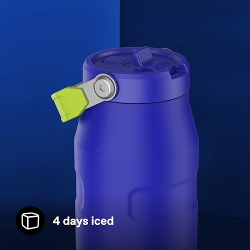 1913 Flip Straw Water Bottle With Straw 1.06L
