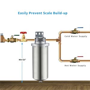 NSF ANSI 42 Certification Jumbo Stainless Steel Filter Housing for 10”Length