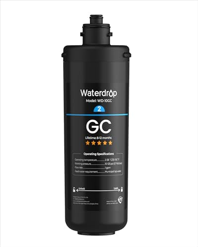 WD 10GC Water Filter Replacement for Waterdrop TSA & TSB 3
