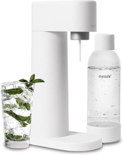 Woody Carbonated Water Machine and Soda Maker with 1L Bottle