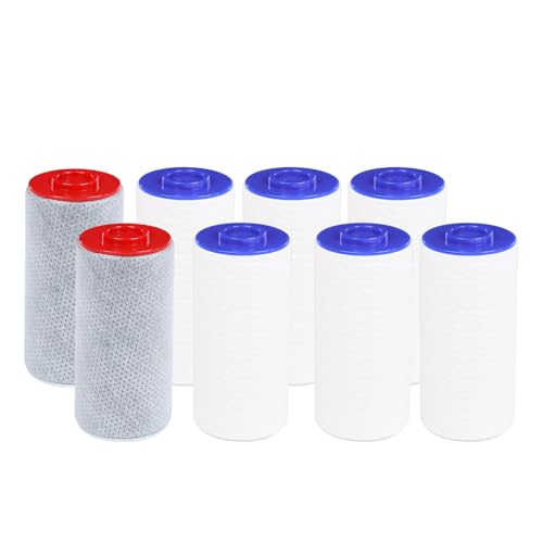 Replacement Filter Set Compatible with Weddell Duo Shower Water Filtration (8 Count)