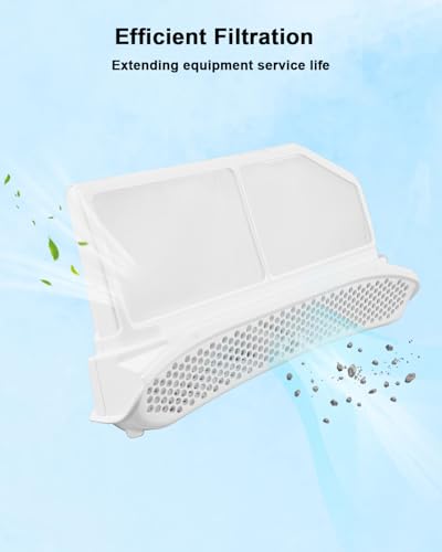 00752387 Dryer Fluff Filter Assembly Fit for Dryer Lint Screen Replacement