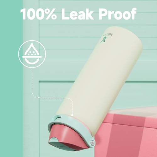 32 oz Insulated Water Bottle with Straw