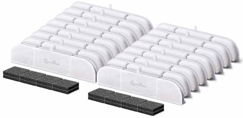 16 Packs Replacement Filters for Battery Operated Cat Water Fountain DPWFP6 Fursink (16 Count)
