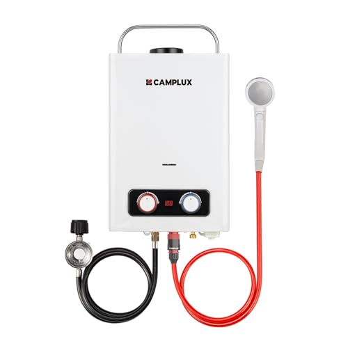 Camplux Pro 6L Portable Tankless Water Heater (2 Count)