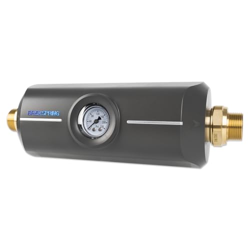 Upgraded Salt Free Water Descaler with Pressure Gauge丨22GPM Whole House Water Softener System丨1