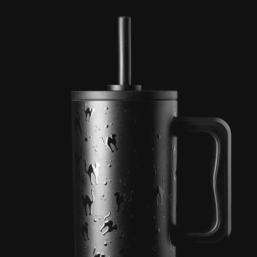 40oz Leak Proof Ceramic Lined Tumbler with Handle