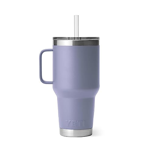 Rambler 35 oz Tumbler with Handle and Straw Lid