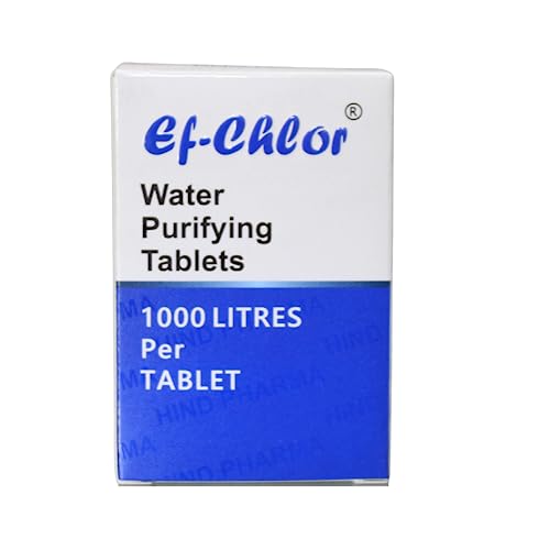 4 gm Overhead & Underground Water Tank Purification Tablets Jar of 20 Tablets for Purifying Water Tanks 1 Tablet for 264 Gallons Water (20 Count)