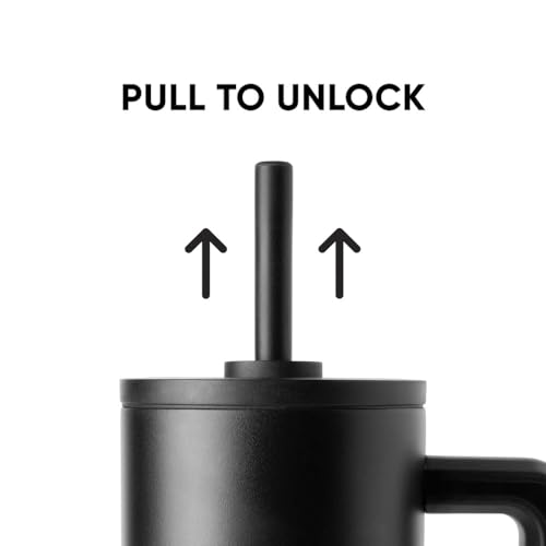 40oz Leak Proof Ceramic Lined Tumbler with Handle
