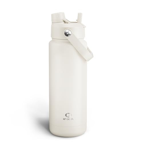 Insulated Water Bottle with Straw Stainless Steel Water Bottle