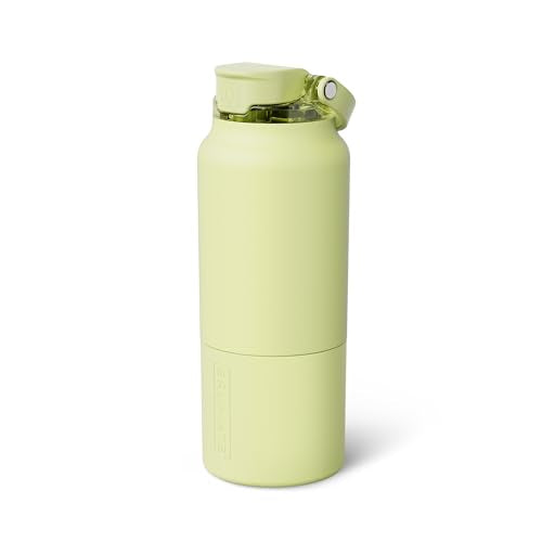 Rise 35oz Water Bottle With 100% Leakproof Covered Silicone Straw