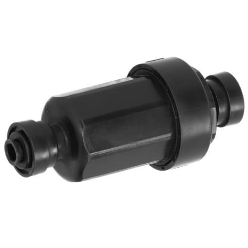 1 4in Irrigation Filter with Stainless Steel Strainer Quick Connect Filtration System for Courtyards Gardens Black 3.9x1.6in