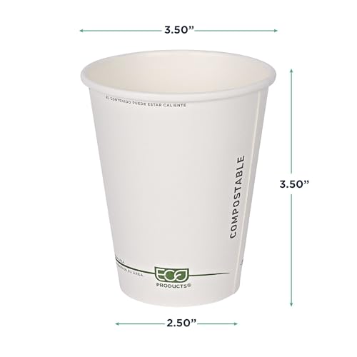 GreenStripe Disposable Paper Hot Cups (50 Count)