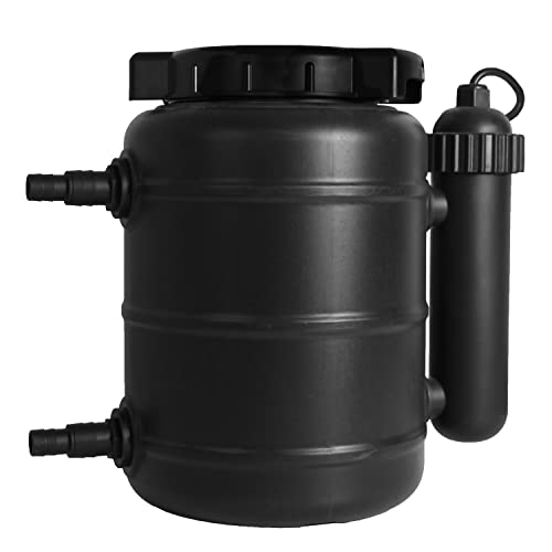 Complete Pond Filter with UV Clarifier Black 15.16 x 9.06 x 13.11 in