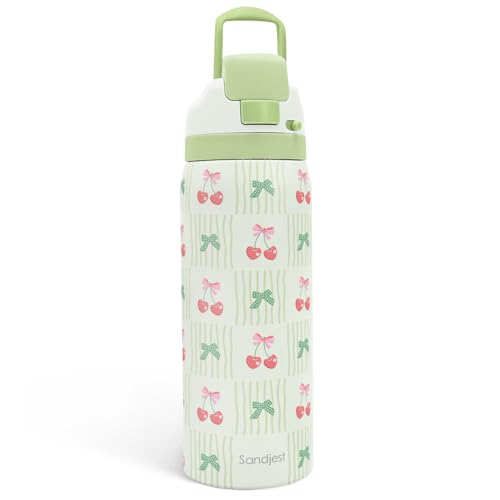 Cherry Stainless Steel Water Bottle