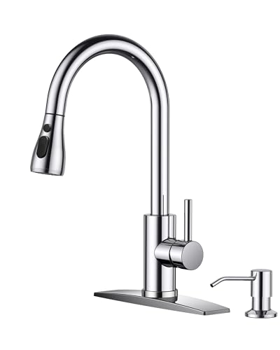 Kitchen Faucet with Soap Dispenser