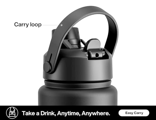 32 oz Insulated Water Bottle with 2