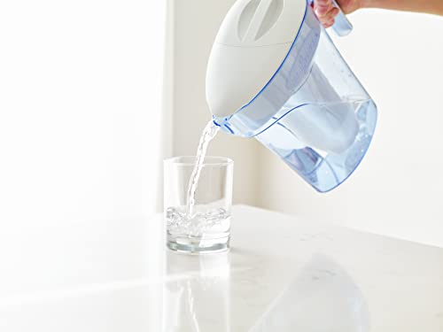 7-Cup 5-Stage Water Filter Pitcher 0 TDS for Improved Tap Water Taste - IAPMO Certified to Reduce Lead, Chromium, and PFOA/PFOS
