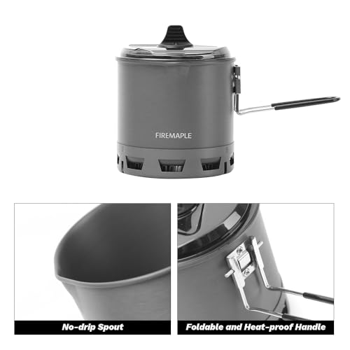 Petrel G2 Pot & Greenpeak 1 Gas Stove Camping Cooking Set
