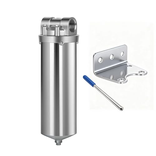 NSF ANSI 42 Certification Stainless Steel Filter Housing for 10" Filter Cartridge