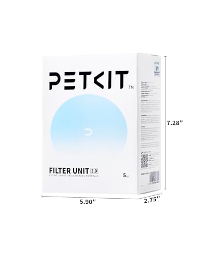 Upgraded Filter Units 3.0 for PETKIT Cat Water Fountain 5 pcs
