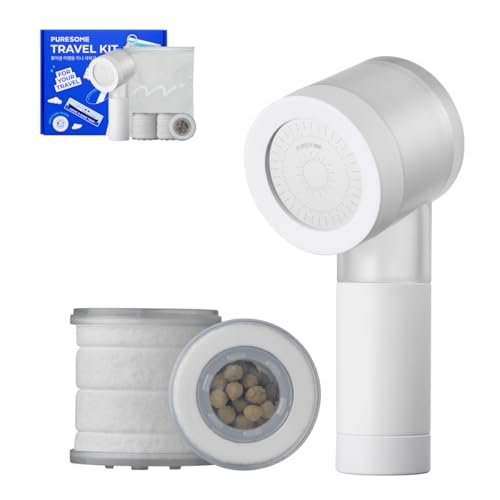 Puresome Travel Mini Shower Head Set with Pure Filter