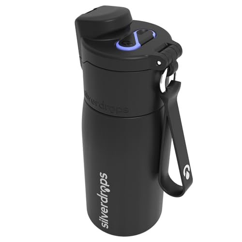 3-in-1 Self-Cleaning Water Bottle with Sip & Chug Lid - 16oz