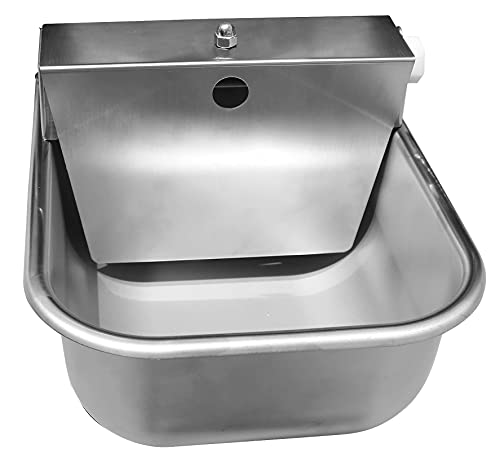 Nelson Rust Proof Stainless Steel Outdoor Automatic Dog Waterer Bowl