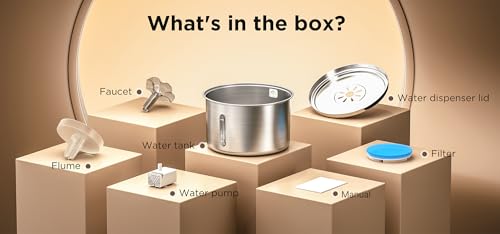 Cat Water Fountain Stainless Steel