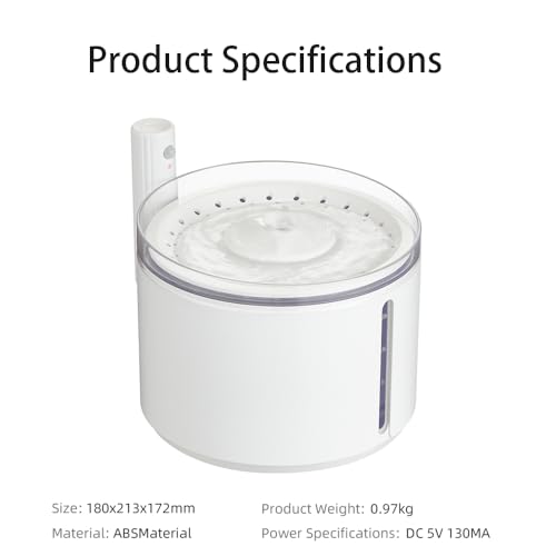 Smart Automatic Pet Water Fountain (845 Gram)