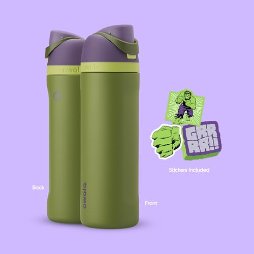 Marvel FreeSip Stainless Steel Water Bottle 24 oz Hulk