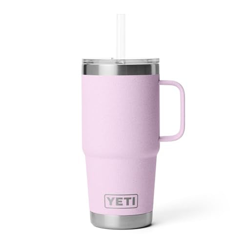 Rambler 25 oz Tumbler with Handle and Straw Lid