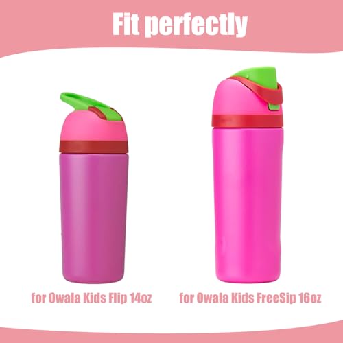 2PCS Protective Boot Compatible with Owala Kids Water Bottle 16 oz &14 oz