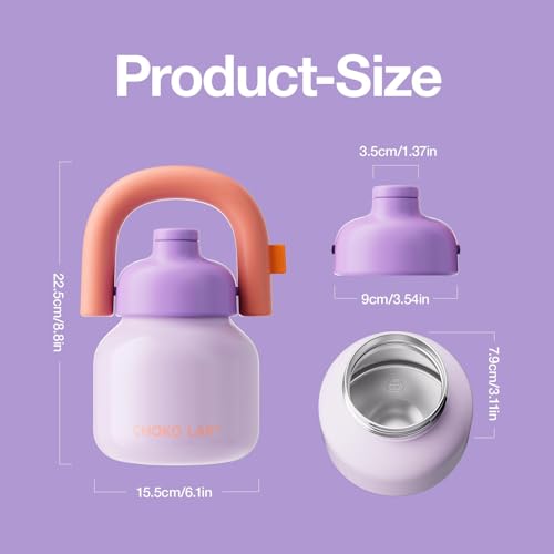 Water Bottle with Straw and Carry Handle 33oz