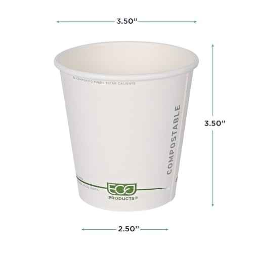 GreenStripe Disposable Paper Hot Cups (50 Count)