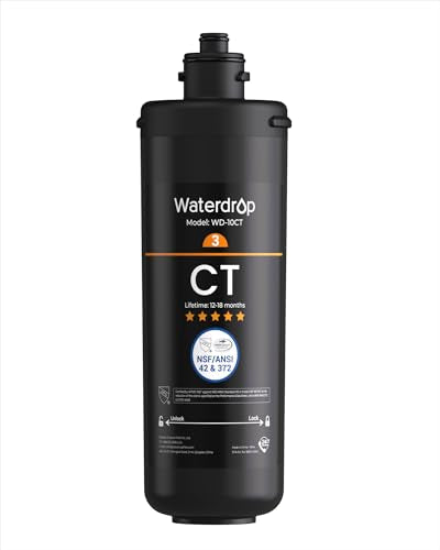 WD 10CT Water Filter Replacement for Waterdrop TSA & TSB 3