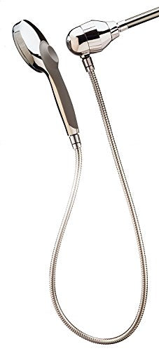 S-H200-C Hand-Held Showerhead with Magnetic Base and Filter, 10,000 Gallon, Brushed Chrome