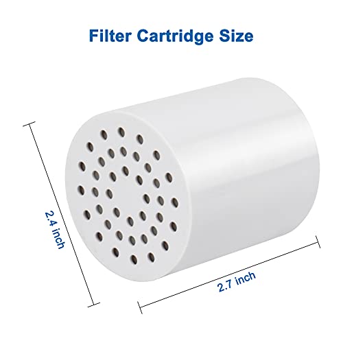 15 Stage Replacement Cartridge Universal High Output Shower Filter with VC (4 Count)