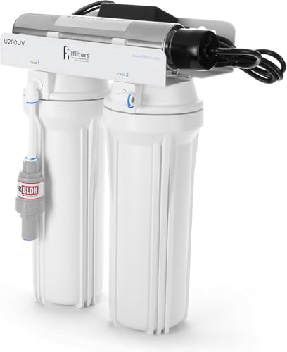 3 Stage 0.5 Micron Under Sink Water Filter System with UV