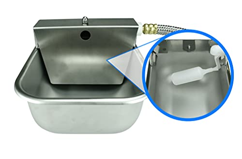 Nelson Rust Proof Stainless Steel Outdoor Automatic Dog Waterer Bowl