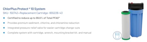 Pentair Pentek ChlorPlus Protect 10 Carbon Block Water Filter
