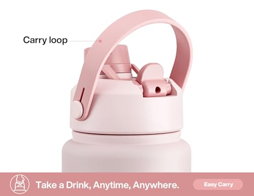 32 oz Insulated Water Bottle with 2