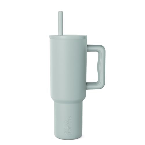 40oz Leak Proof Ceramic Lined Tumbler with Handle