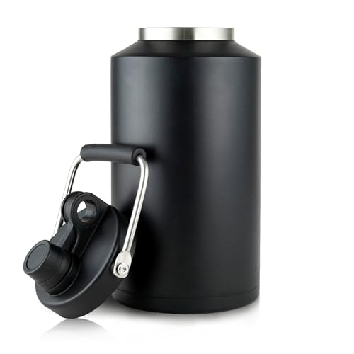 1 Gallon Water Bottle Insulated Stainless Steel Keeps Ice 48Hr