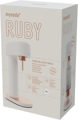 Ruby 2 Silent Soda Maker with1L Bottle