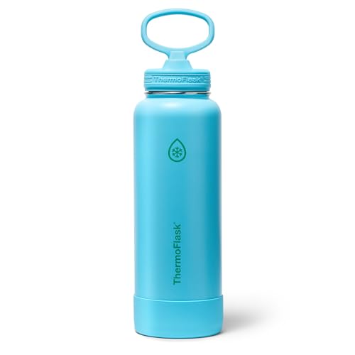 Insulated Water Bottle with Straw Lid