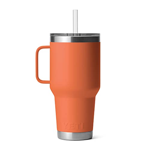 Rambler 35 oz Tumbler with Handle and Straw Lid