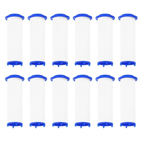 12 Pcs Shower Head Filter 2.6 Inch PP Cotton Filter Cartridge Replacement High