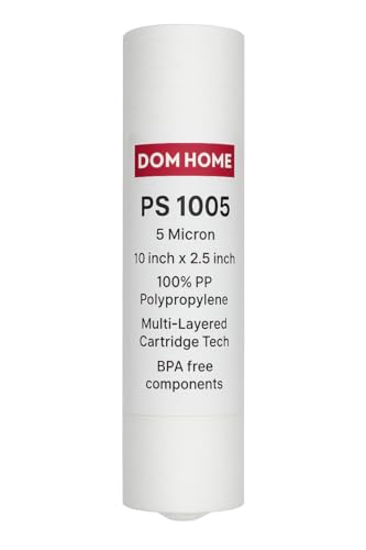 5 micron water filter 10 x 2.5 whole house water filter cartridge (4 Count)